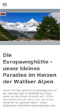 Mobile Screenshot of europaweghuette.ch