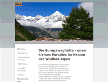 Tablet Screenshot of europaweghuette.ch